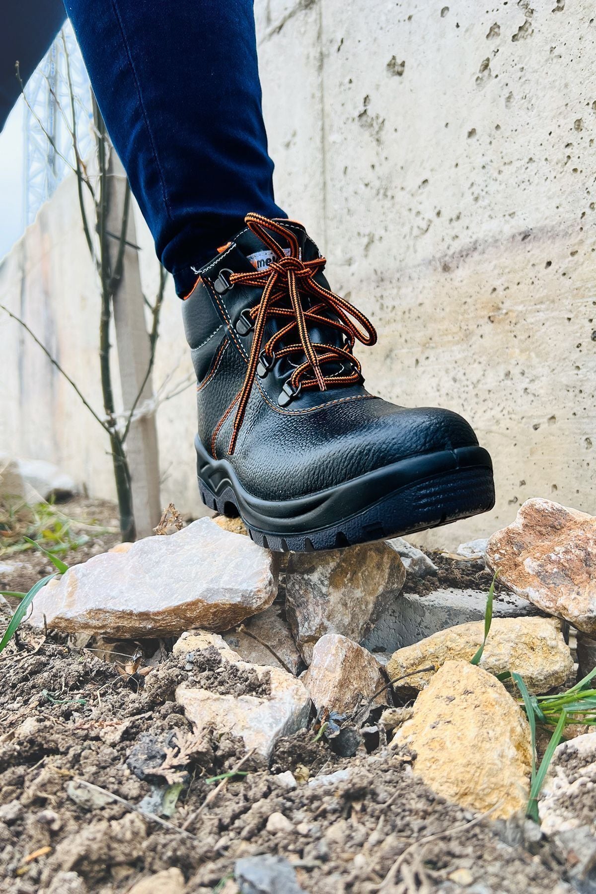 023 R Deri S2 Çelik Burunlu Deri Iş Güvenliği Botu
