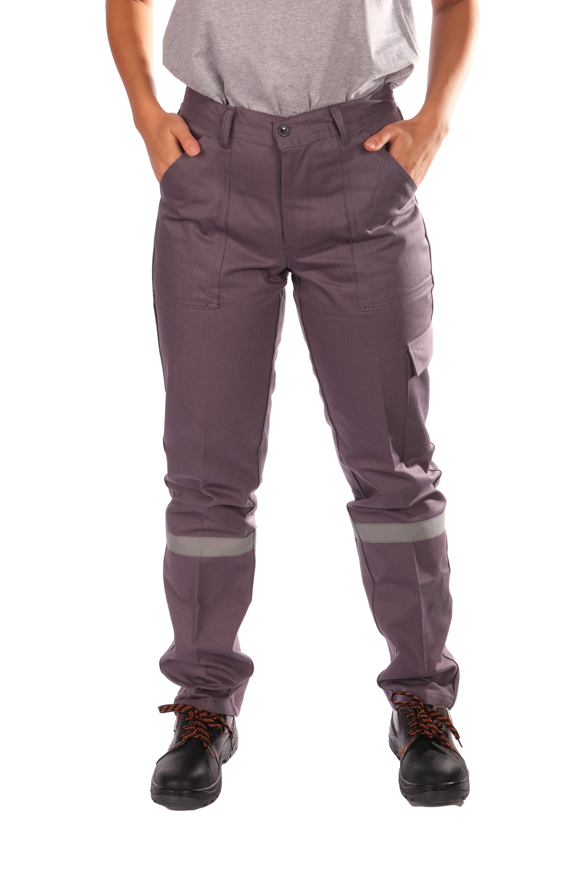 16/12 Gabardin Yazlık İşçi Pantolonu Tek Reflektörlü İş Pantolonu