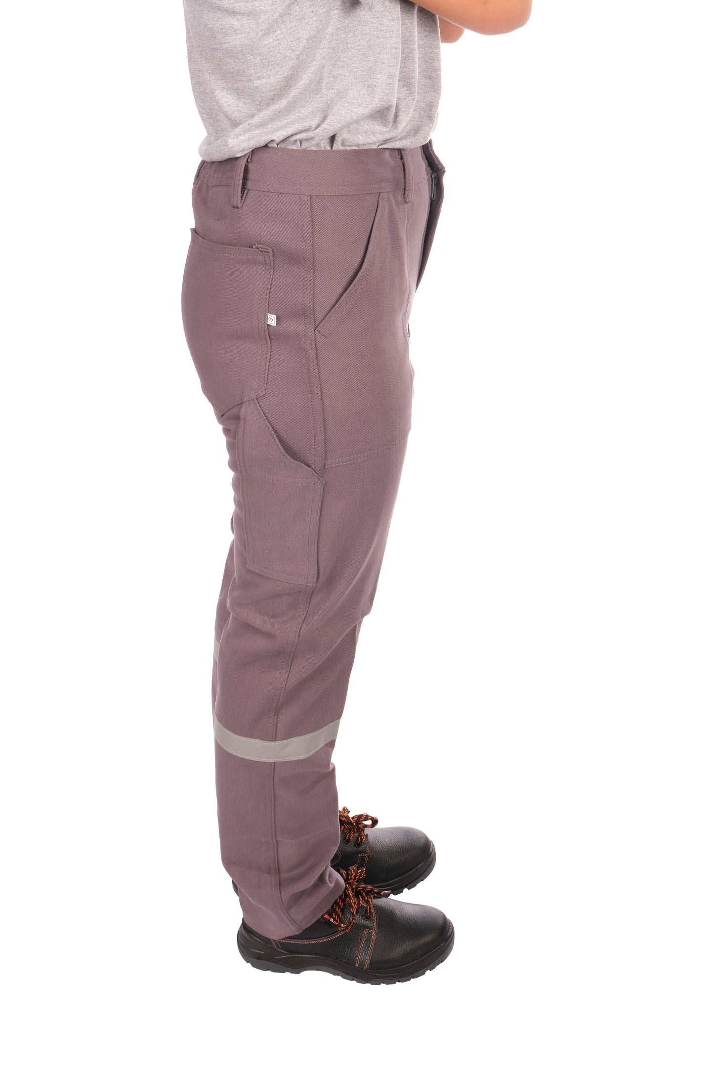 7/7 Gabardin Kışlık İşçi Pantolonu Tek Reflektörlü Kalın İş Pantolonu