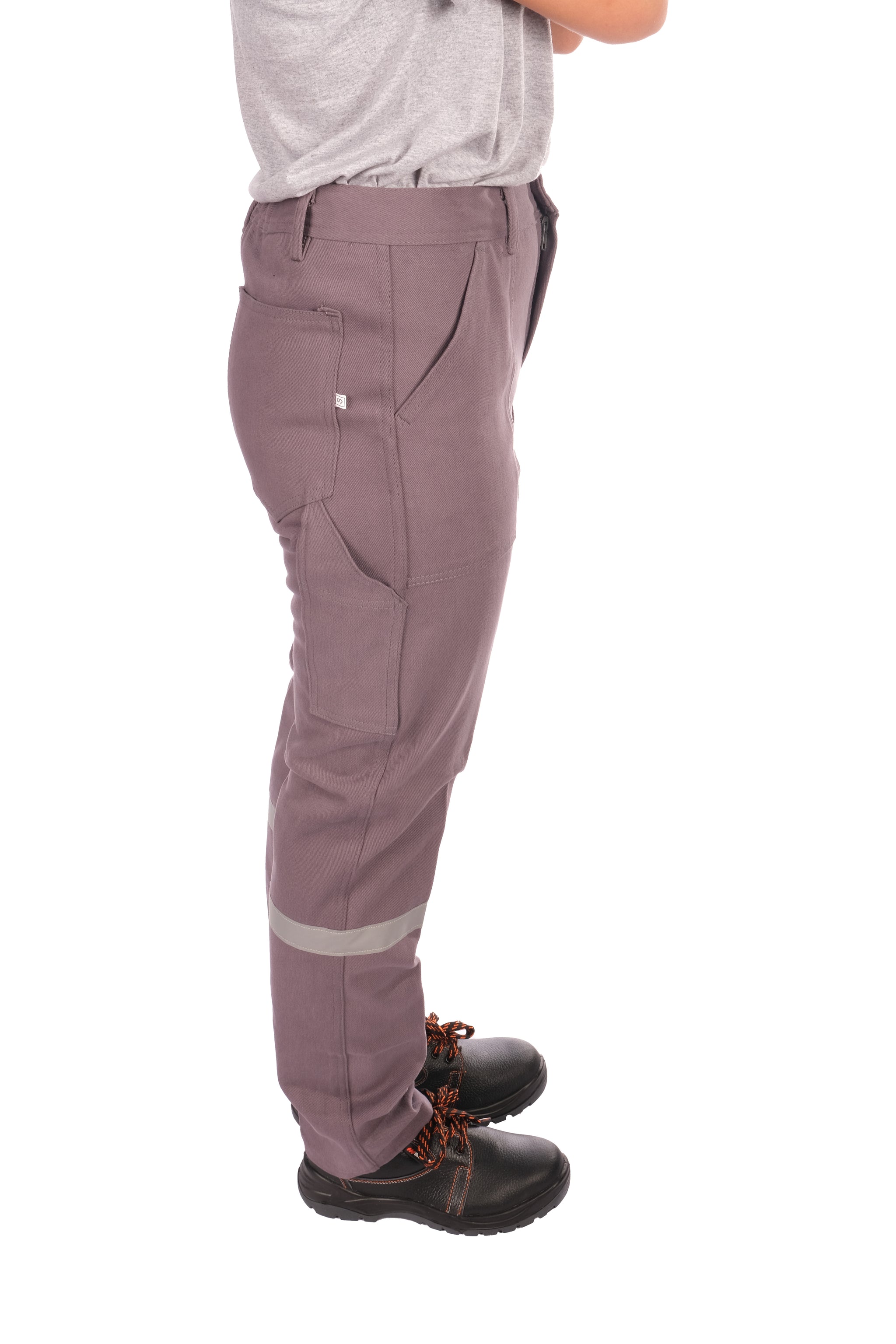 7/7 Gabardin Kışlık İşçi Pantolonu Tek Reflektörlü Kalın İş Pantolonu