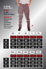 7/7 Gabardin Kışlık İşçi Pantolonu Tek Reflektörlü Kalın İş Pantolonu