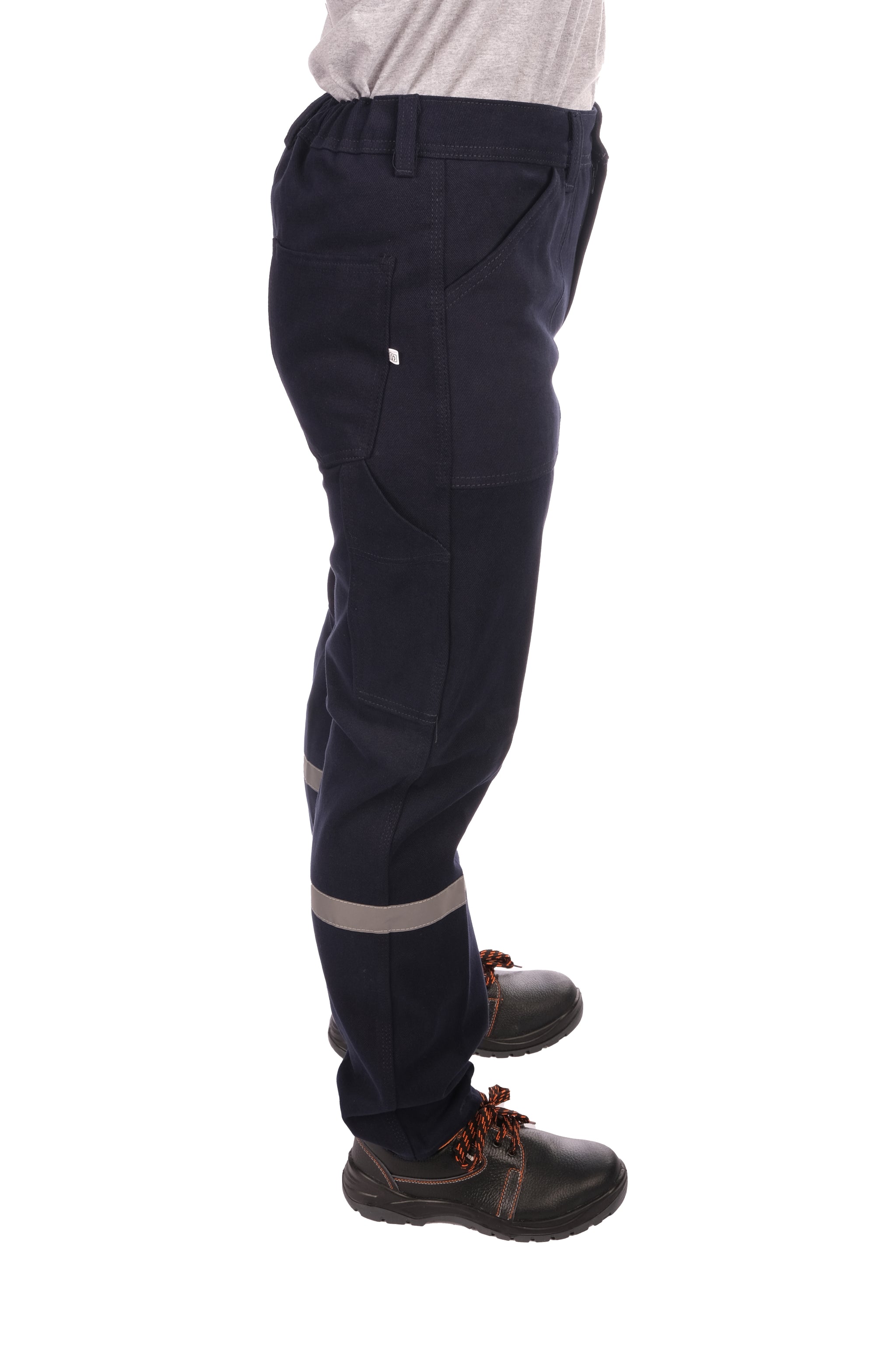 7/7 Gabardin Kışlık İşçi Pantolonu Tek Reflektörlü Kalın İş Pantolonu