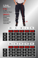 7/7 Gabardin Kışlık İşçi Pantolonu Tek Reflektörlü Kalın İş Pantolonu