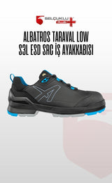 Albatros Taraval Low S3L ESD Fiberglass Burunlu İş Güvenliği Ayakkabısı