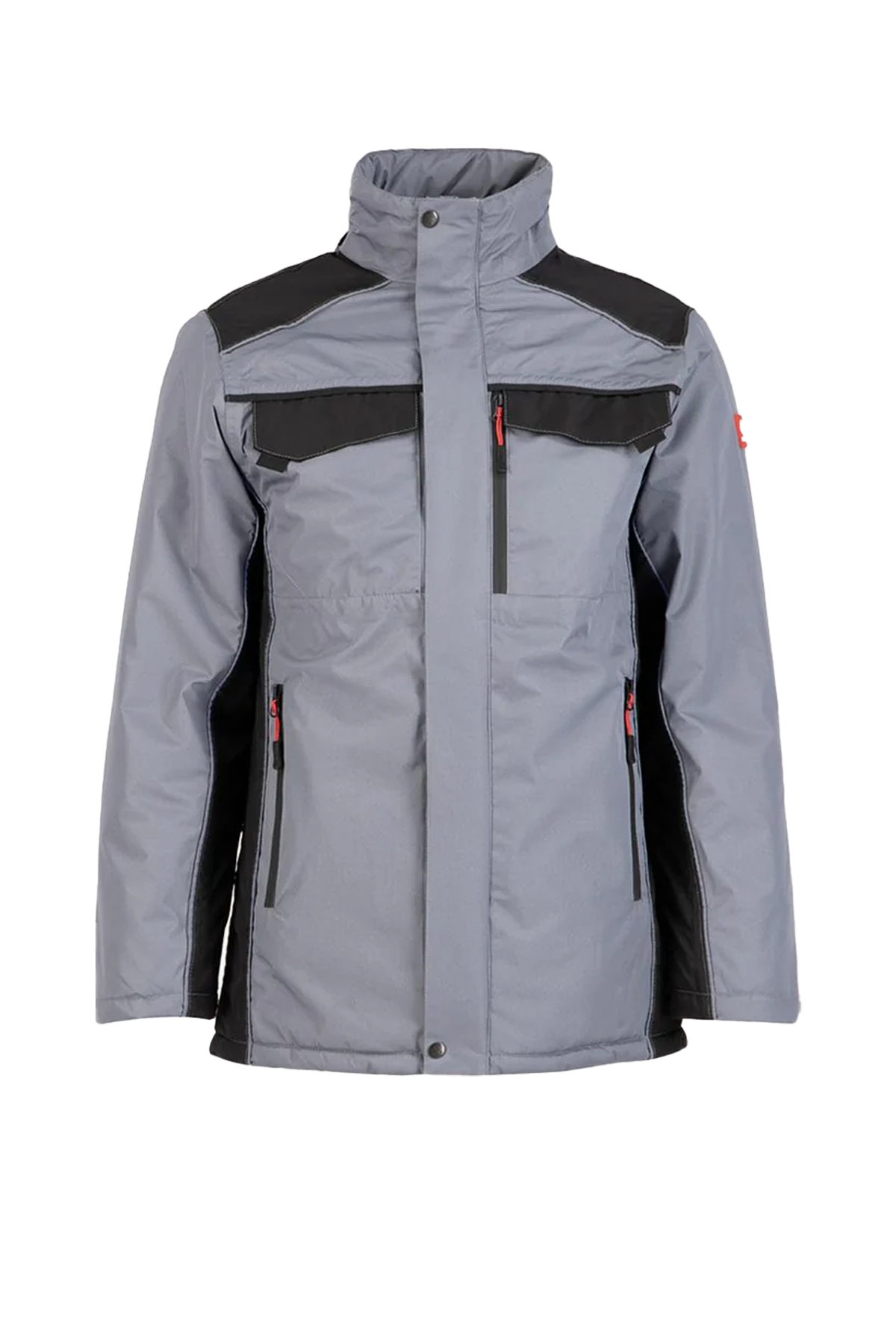 Allium - Ripstop Parka Kışlık Reflektörlü Kaban İçi Polarlı Su Geçirmez Nefes Alabilir Kapüşonlu Dayanıklı Mont