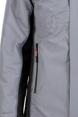 Allium - Ripstop Parka Kışlık Reflektörlü Kaban İçi Polarlı Su Geçirmez Nefes Alabilir Kapüşonlu Dayanıklı Mont