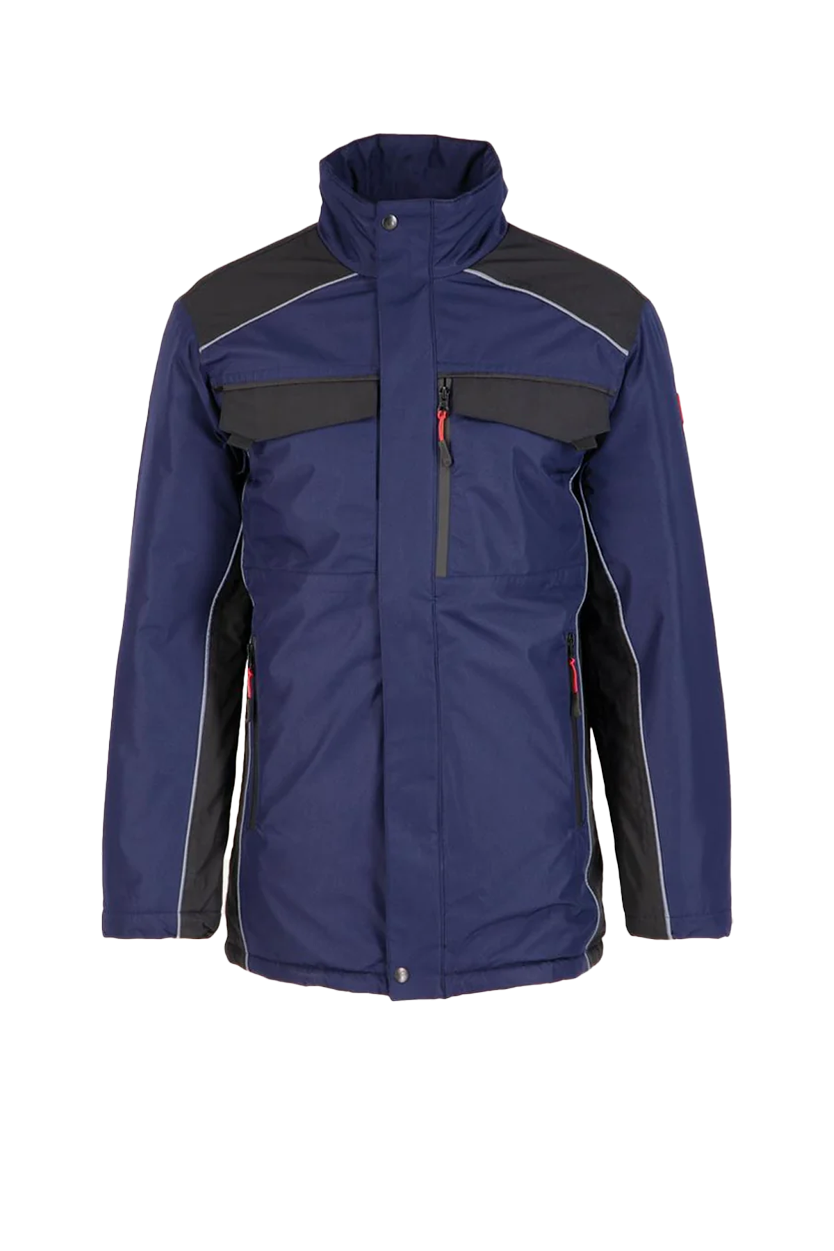 Allium - Ripstop Parka Kışlık Reflektörlü Kaban İçi Polarlı Su Geçirmez Nefes Alabilir Kapüşonlu Dayanıklı Mont