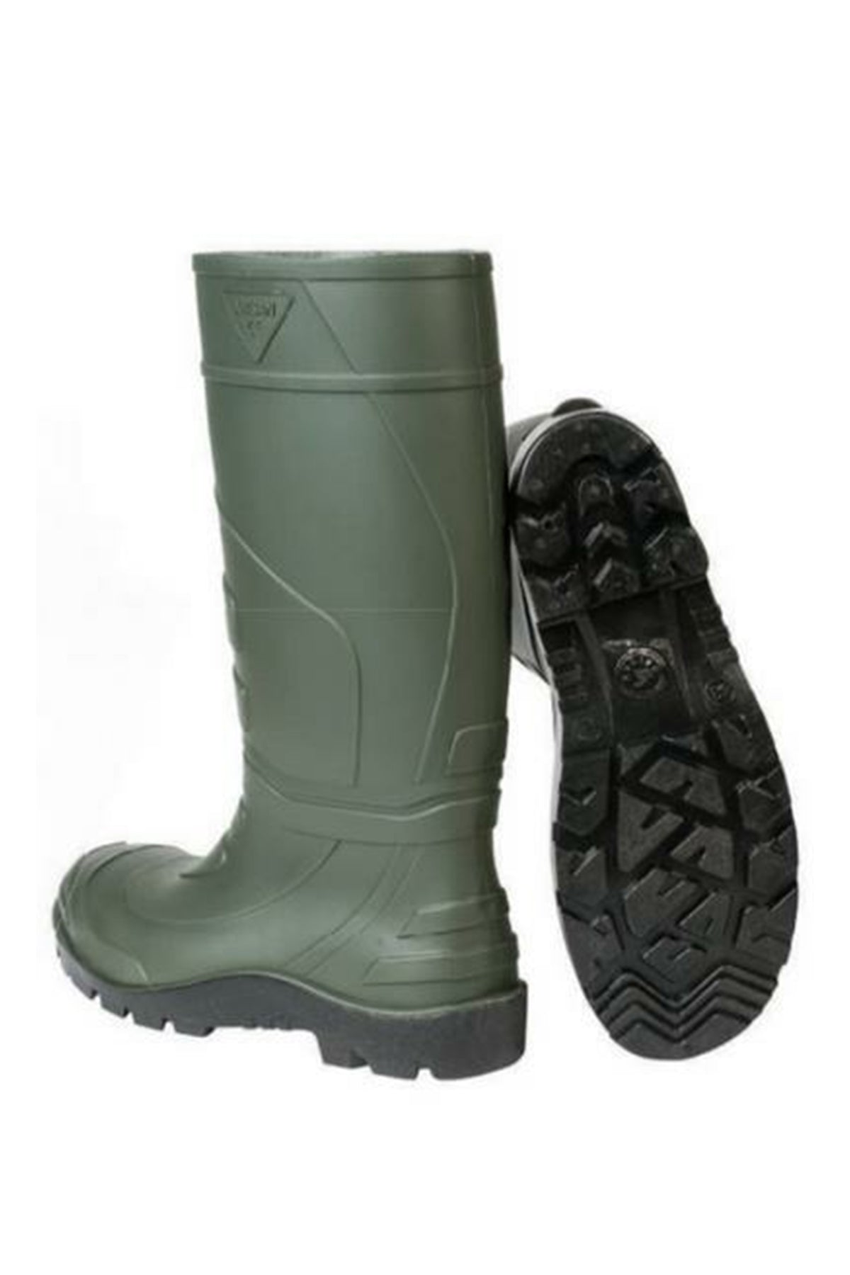Arısan Yeşil S4 Çizme Reçber Çizme İnşaat-İş Güvenlik-Balıkçı Çelik Burunlu Çizme