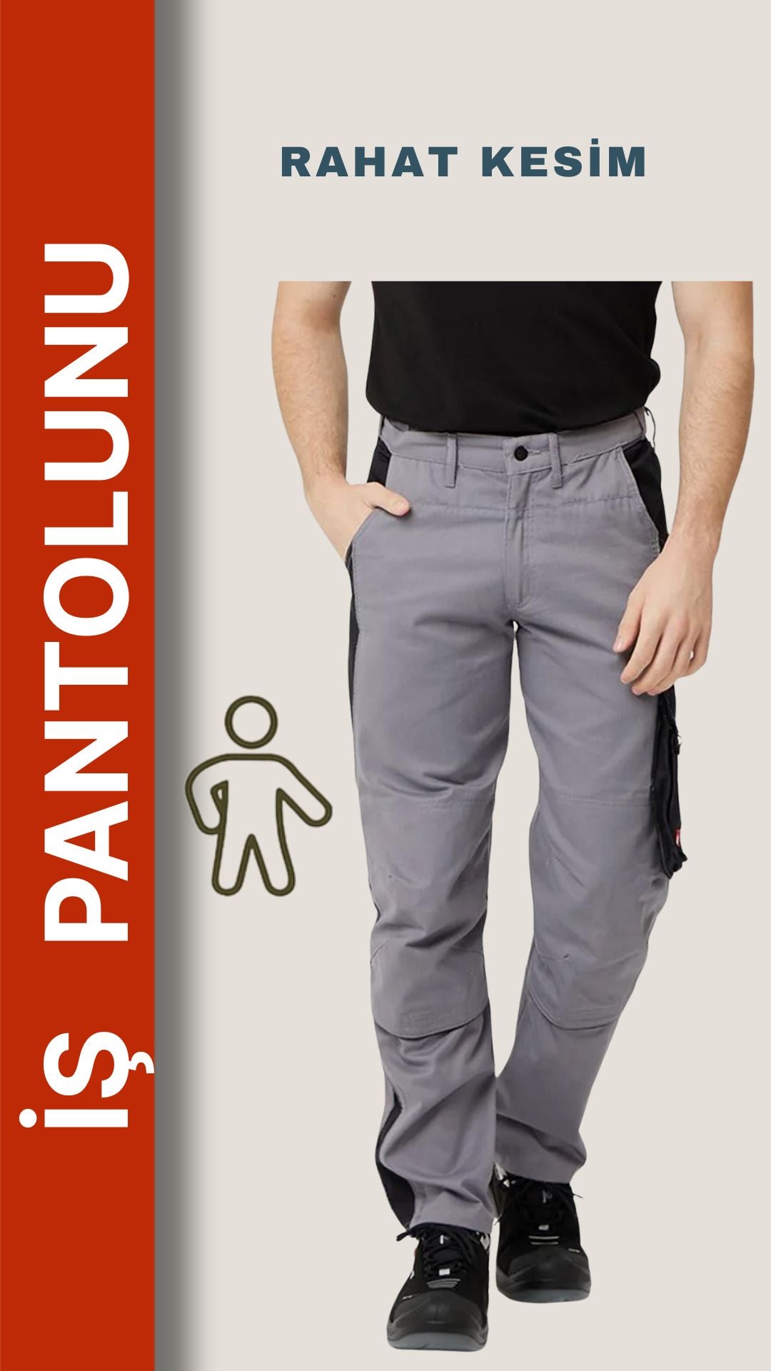 Armadillo Allium İş Pantolonu – Hafif, Dayanıklı ve Çok Cepli Rahat Tasarım