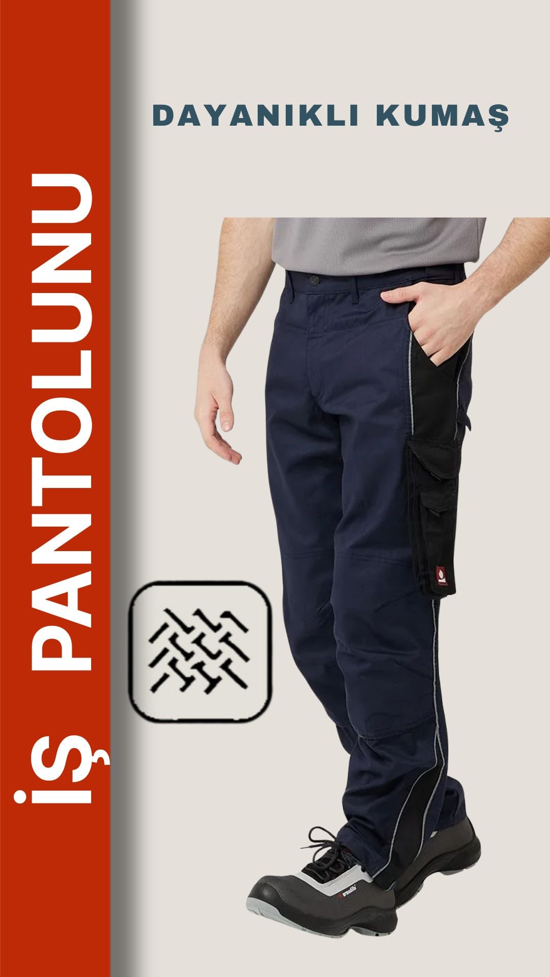 Armadillo Allium İş Pantolonu – Hafif, Dayanıklı ve Çok Cepli Rahat Tasarım