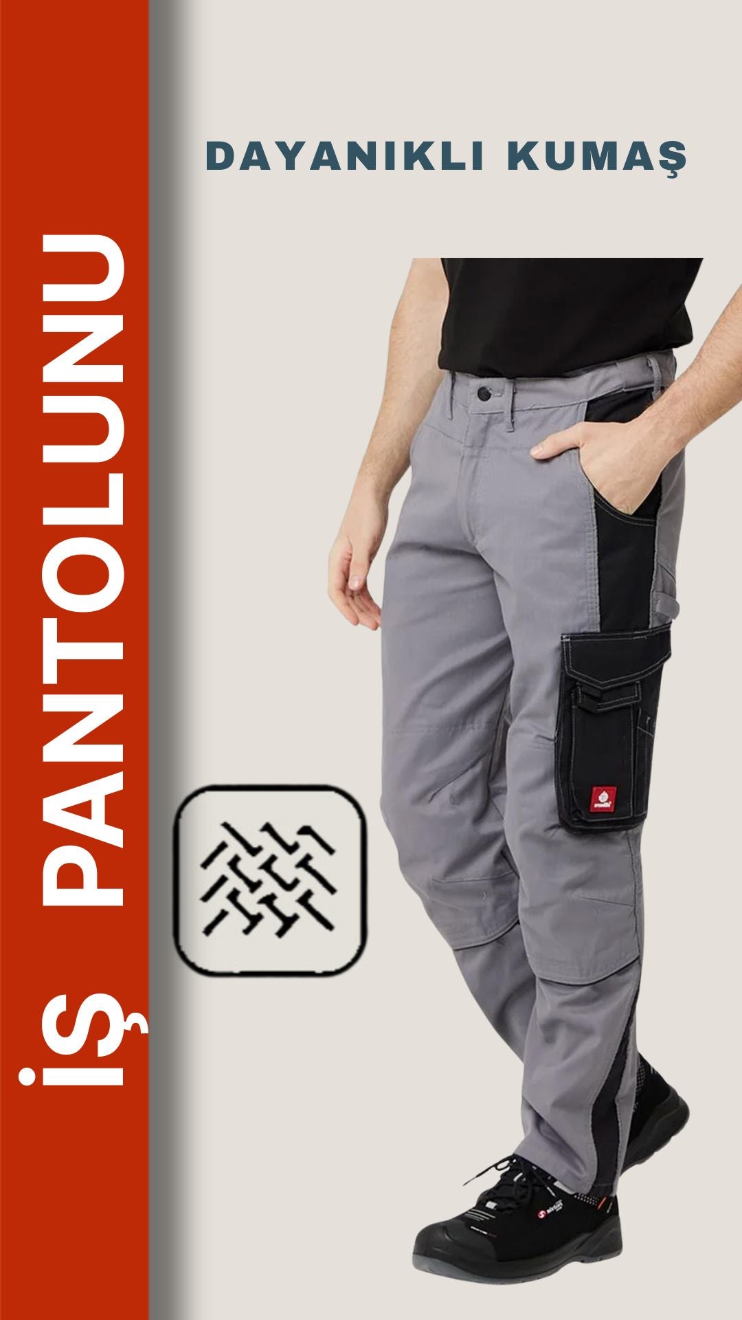 Armadillo Allium İş Pantolonu – Hafif, Dayanıklı ve Çok Cepli Rahat Tasarım