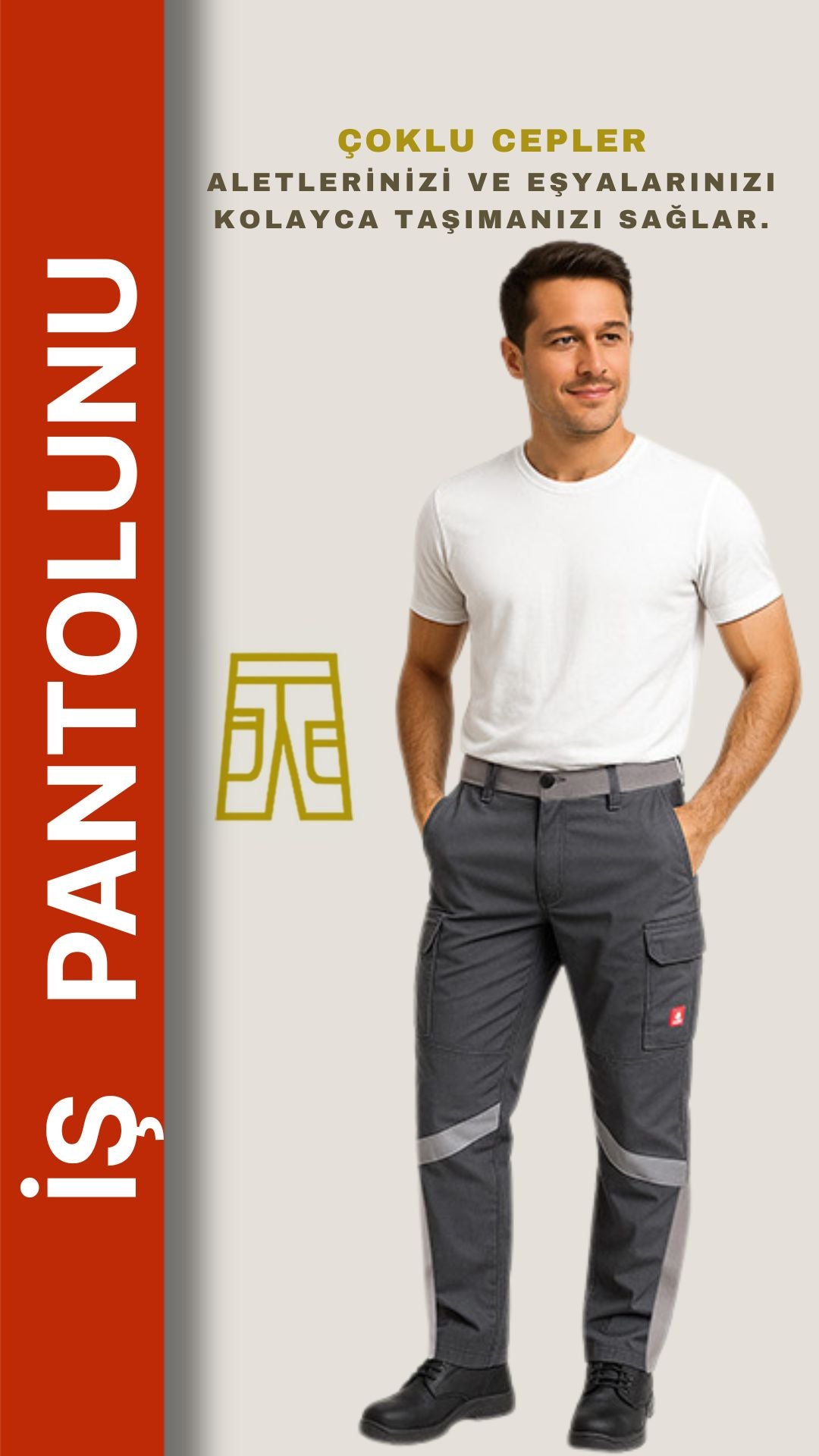 Armadillo Pyrus İş Pantolonu – Ergonomik Kesim, Çok Cepli Dayanıklı Yapı