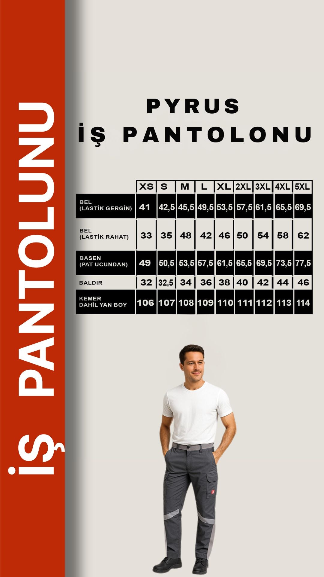 Armadillo Pyrus İş Pantolonu – Ergonomik Kesim, Çok Cepli Dayanıklı Yapı