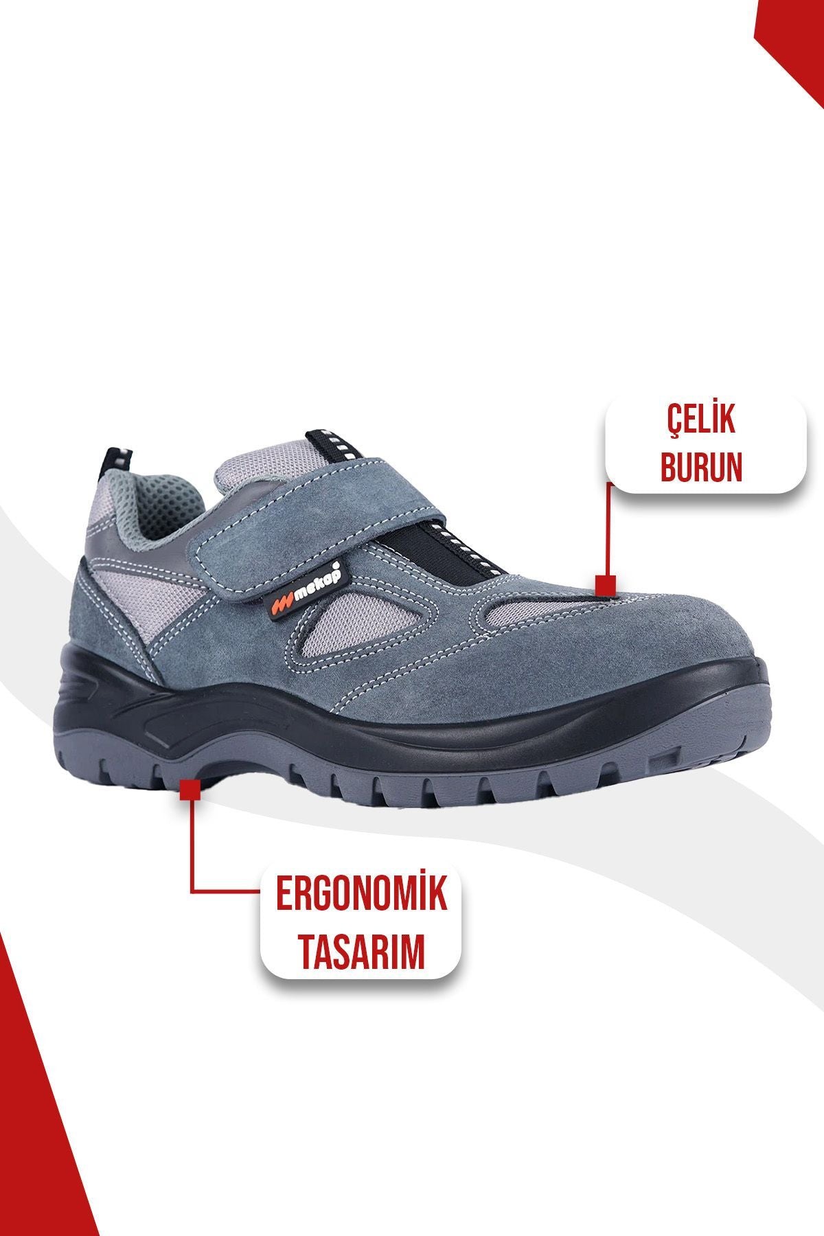 Çelik Burunlu Süet Deri İş Ayakkabısı Jüpiter 157-01