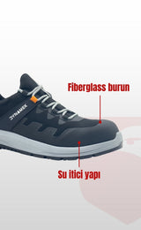 Dynamek DMK-60 S2 Suya Dayanıklı Fiberglass Burunlu İş Güvenlik Ayakkabısı