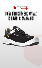 Forza Dielektrik 43452-07L Mikrofiber Süet Fiber Burunlu SRC S3 İş Güvenliği Ayakkabısı