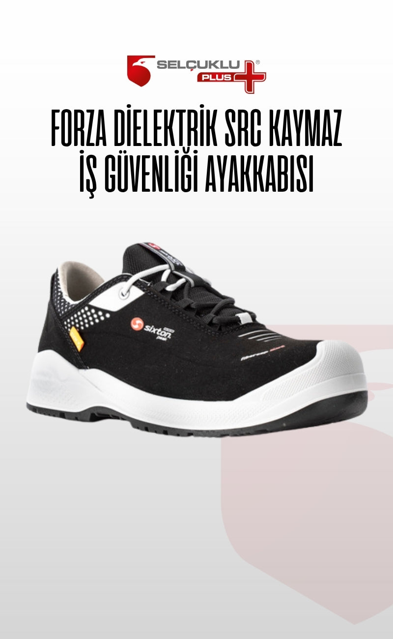 Forza Dielektrik 43452-07L Mikrofiber Süet Fiber Burunlu SRC S3 İş Güvenliği Ayakkabısı
