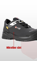 Forza Dielektrik 43452-07L Mikrofiber Süet Fiber Burunlu SRC S3 İş Güvenliği Ayakkabısı