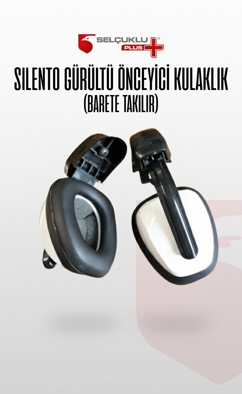 Gürültü Önleyici Kulaklık Barete Takılır Beyaz – İş Güvenliği Sanayi ve Şantiye Tipi Kulaklık