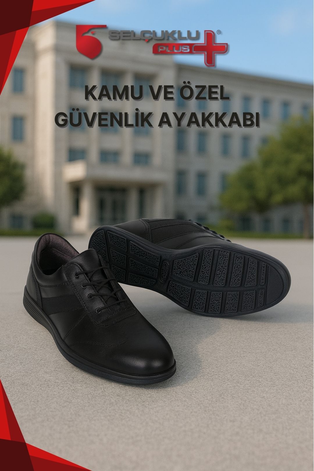 Kamu ve Özel Güvenlik Ayakkabısı – Yeni Yasaya Uygun – %100 Deri Dayanıklı ve Konforlu Tasarım