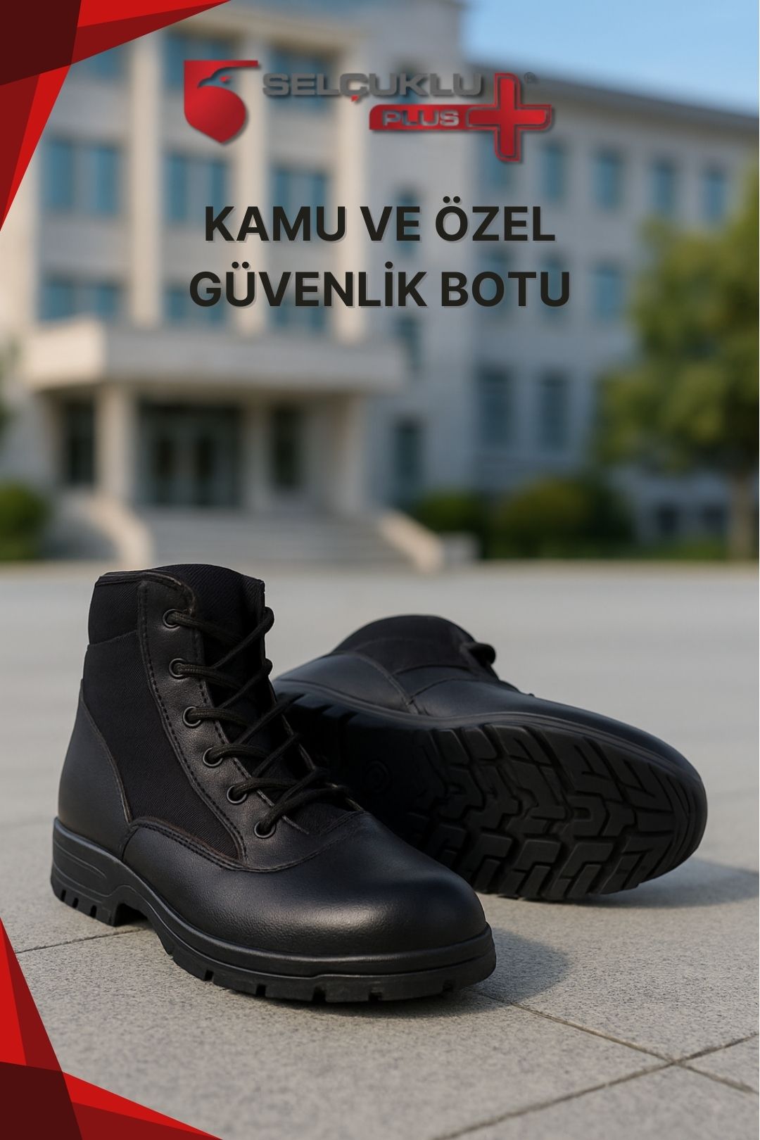 Kamu Ve Özel Güvenlik Botu - Yeni Yasaya Uygun – %100 Deri, Ortopedik ve Su Geçirmez