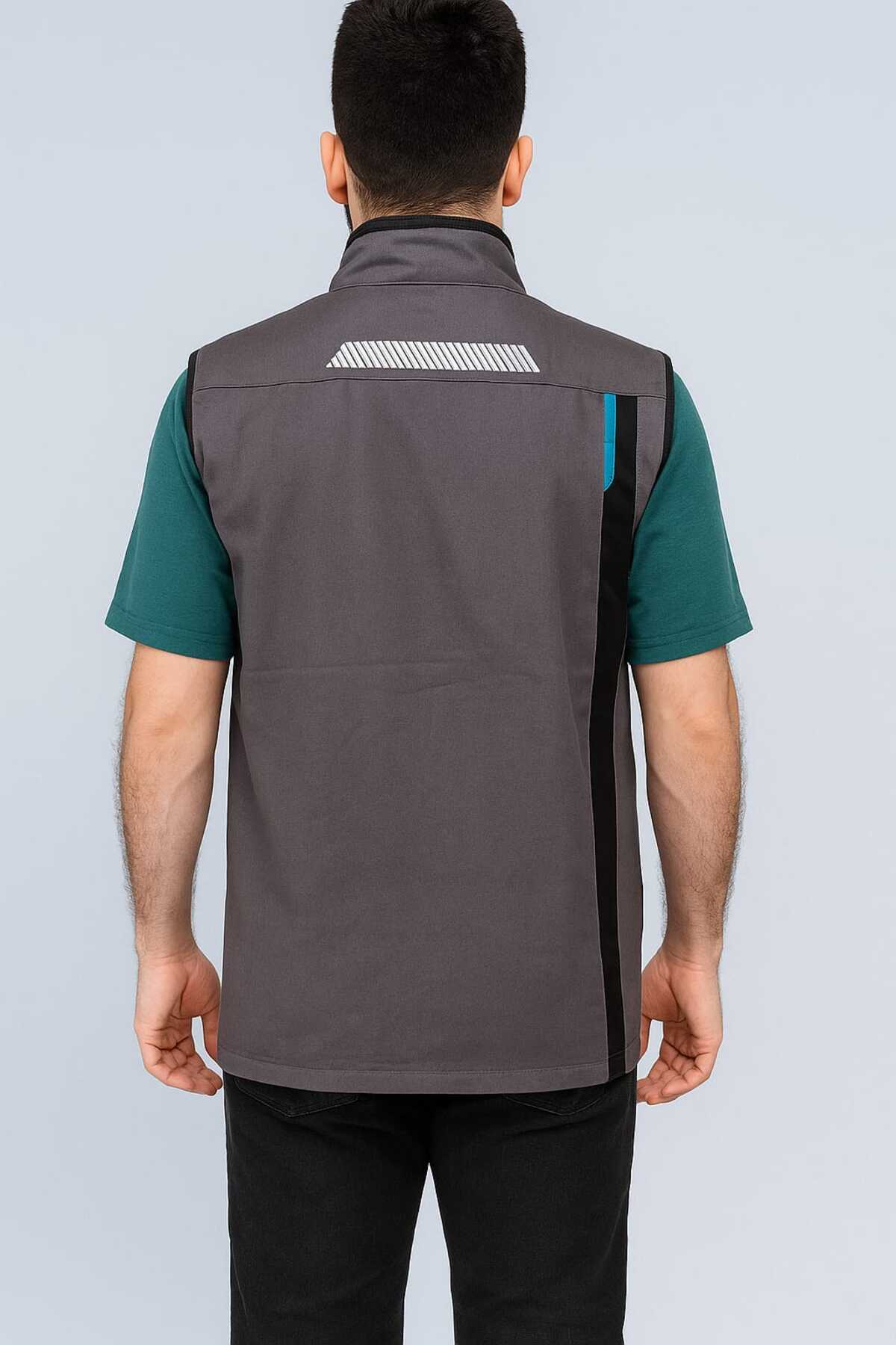 Lion Gabardin İş Yeleği – Dayanıklı, Suya Dayanıklı, Nefes Alabilir ve Kırışmaz Kumaş