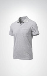 Openand Pike Gri ve Lacivert Polo Yaka Cepli T-Shirt