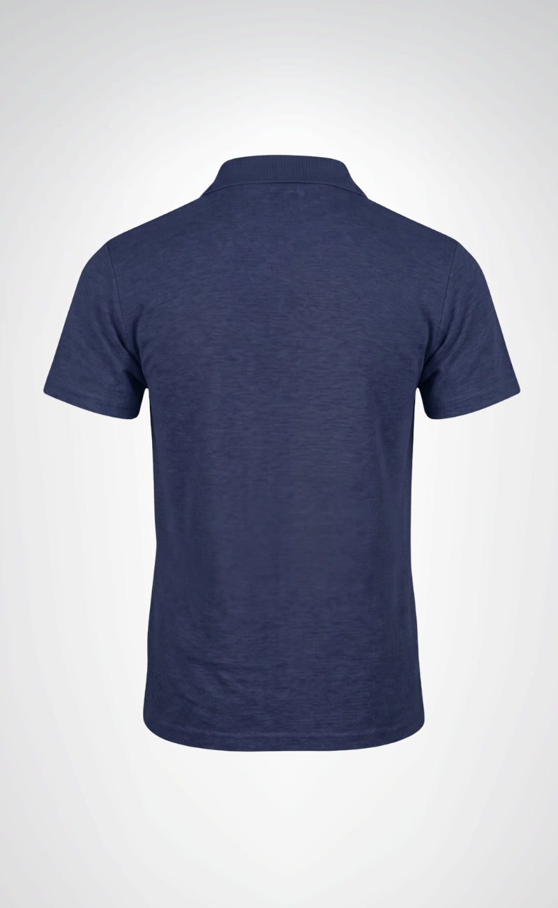 Openand Pike Gri ve Lacivert Polo Yaka Cepli T-Shirt