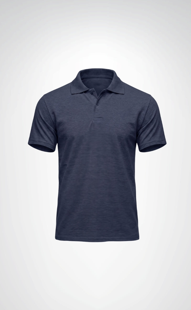 Openand Pike Gri ve Lacivert Polo Yaka T-Shirt
