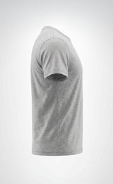 Openand Pike Kumaş Gri ve Lacivert Bisiklet Yaka T-Shirt