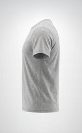 Openand Pike Kumaş Gri ve Lacivert Bisiklet Yaka T-Shirt