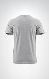 Openand Pike Kumaş Gri ve Lacivert Bisiklet Yaka T-Shirt