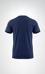 Openand Pike Kumaş Gri ve Lacivert Bisiklet Yaka T-Shirt