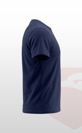 Openand Suprem Kumaş Gri ve Lacivert Bisiklet Yaka T-Shirt