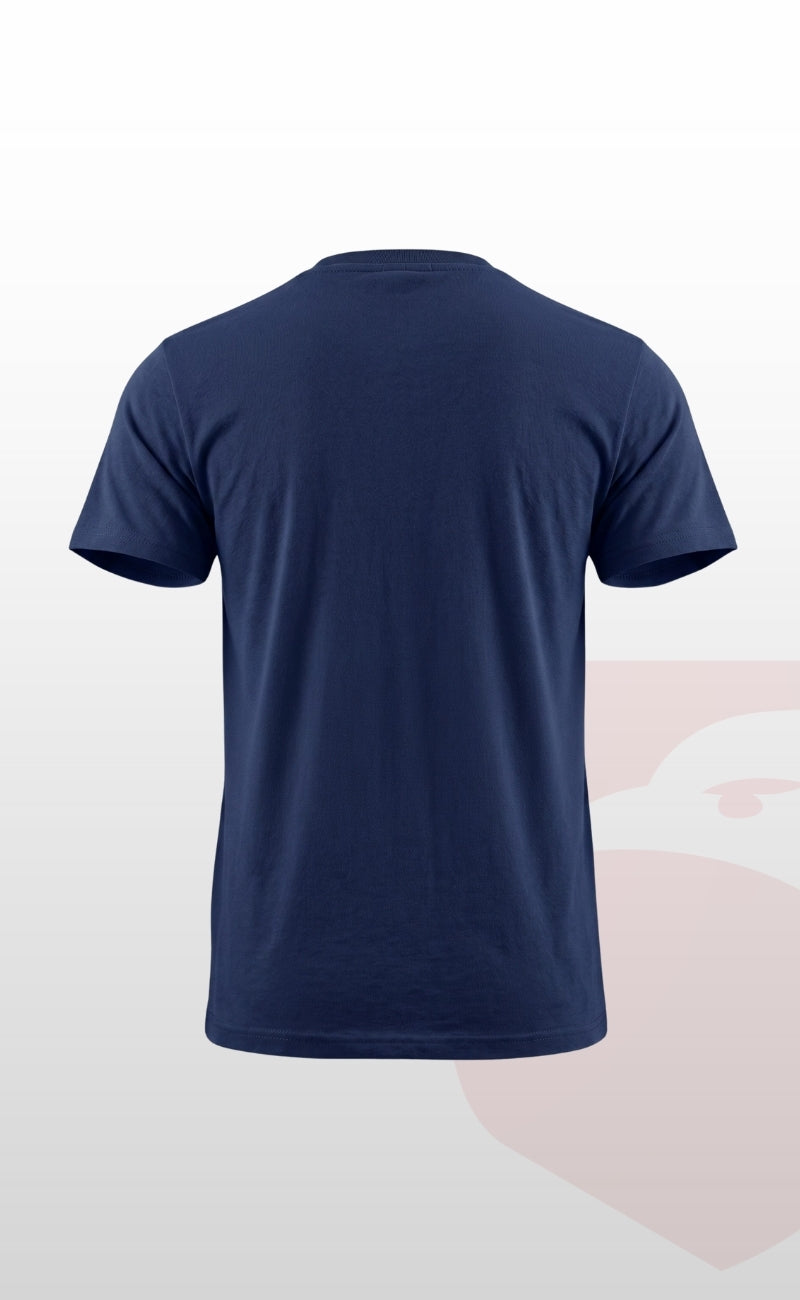 Openand Suprem Kumaş Gri ve Lacivert Bisiklet Yaka T-Shirt