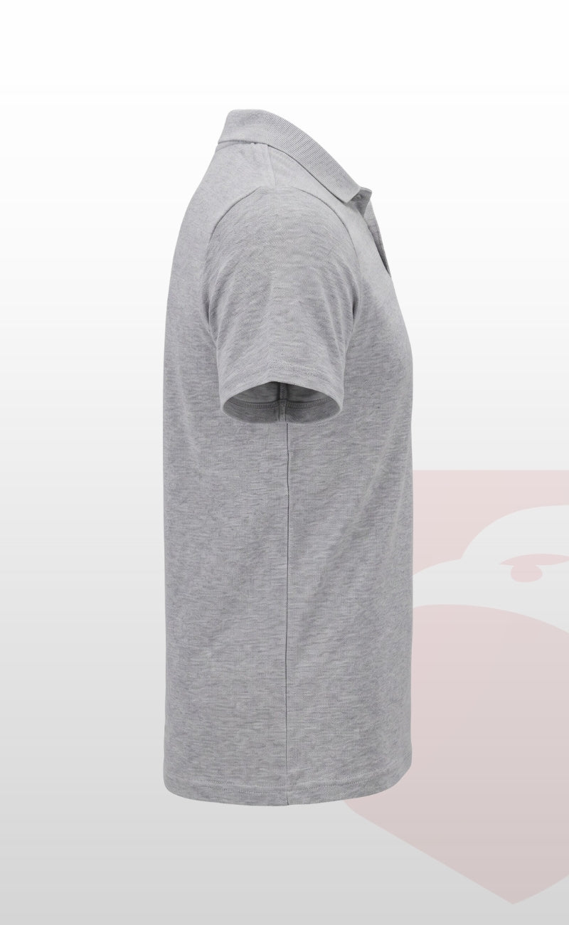 Openand Suprem Kumaş Gri ve Lacivert Polo Yaka Cepli T-Shirt