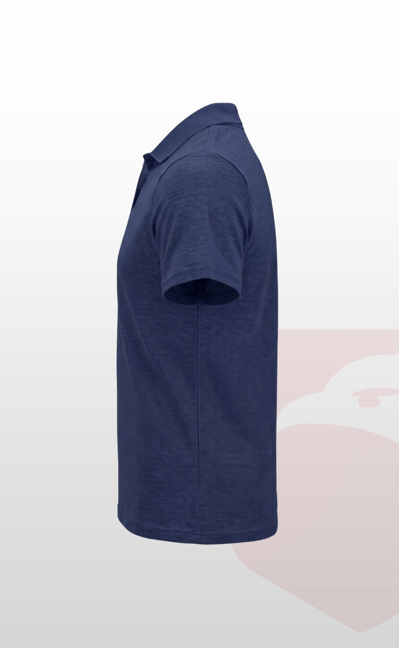 Openand Suprem Kumaş Gri ve Lacivert Polo Yaka T-Shirt