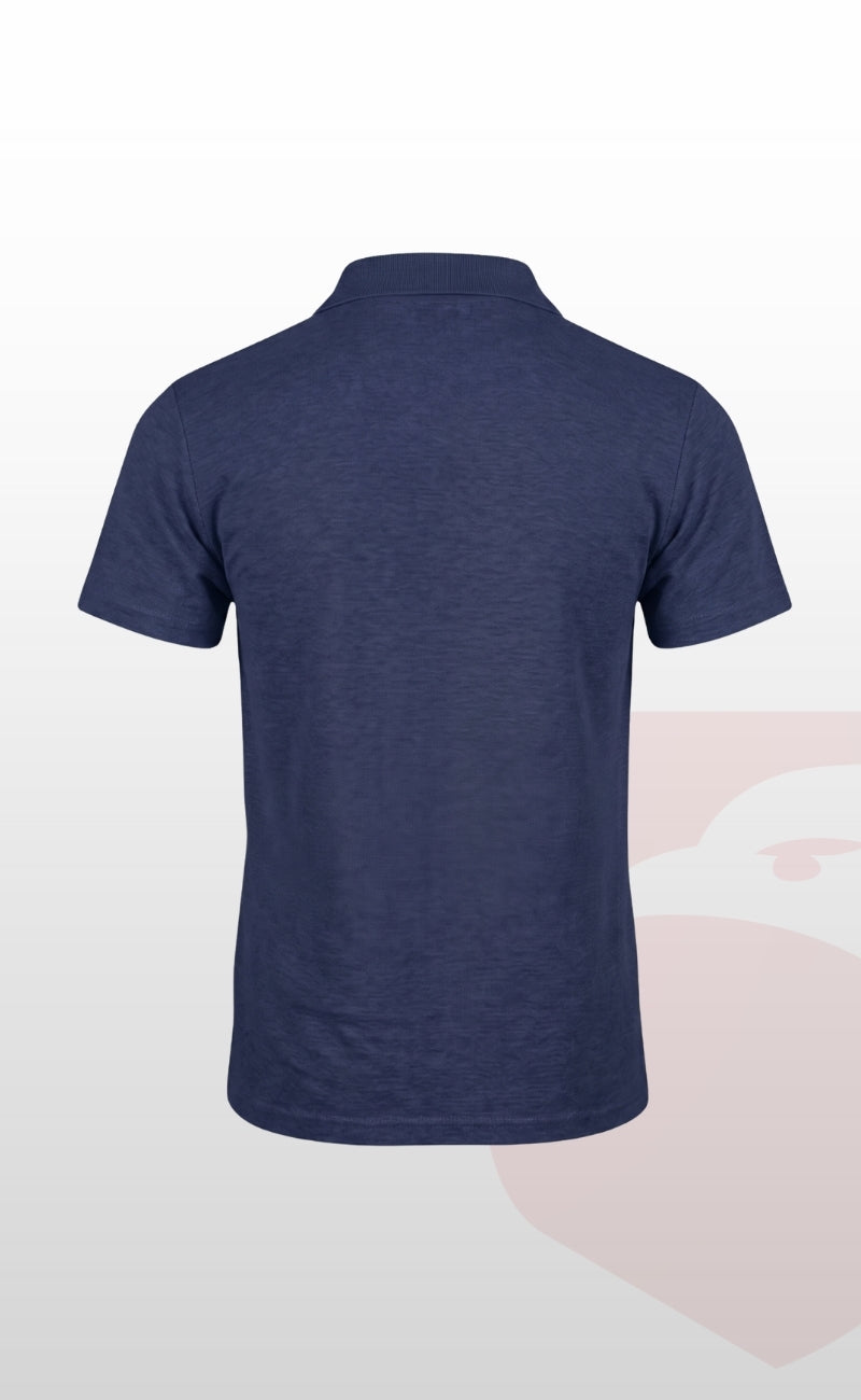 Openand Suprem Kumaş Gri ve Lacivert Polo Yaka T-Shirt