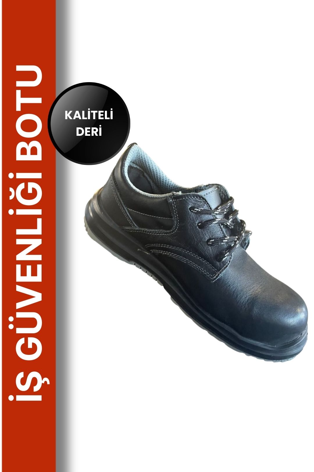 Overguard GL-101S2 Cilt Deri Kompozit Burunlu İş Ayakkabısı