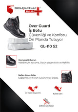 Overguard İş Botu Kompozit Burunlu Gl-110 S2