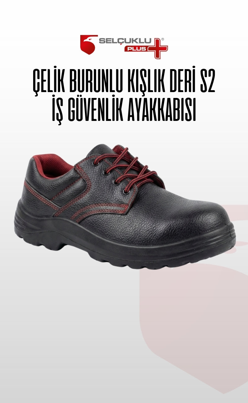 Pars HCS 110 S2 Çelik Burunlu Kaymaz Antistatik Deri İş Güvenlik Ayakkabısı