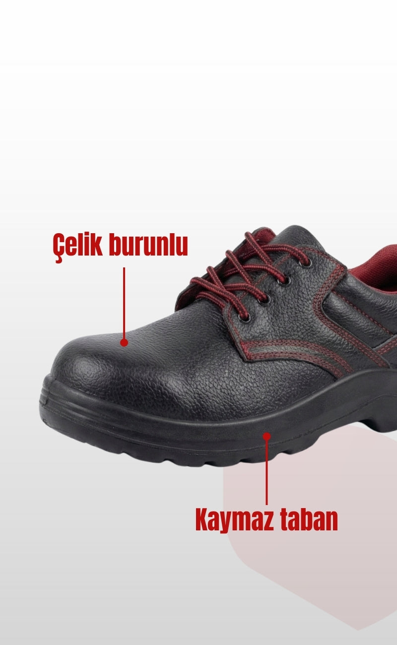 Pars HCS 110 S2 Çelik Burunlu Kaymaz Antistatik Deri İş Güvenlik Ayakkabısı