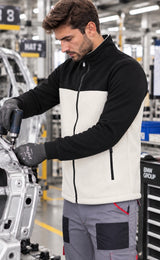 Polar Micro Panda İşçi Kıyafeti Polar Ceketi Lacivert Siyah Siyah Füme Siyah Ekru 4 Farklı Renk