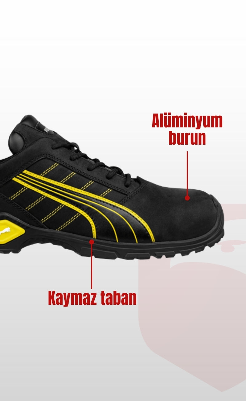 Puma Safety Amsterdam Low Alüminyum Burunlu Kaydırmaz Tabanlı S3 SRC İş Ayakkabısı