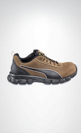 Puma Safety Condor Low S3 SRC ESD Çelik Burunlu Nubuk Deri İş Güvenliği Ayakkabısı Kahve Unisex Pro+
