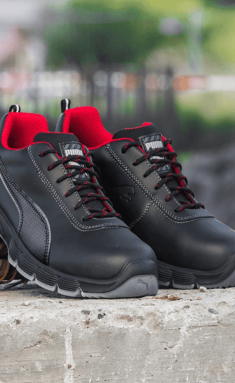 Puma Safety Condor Low S3 SRC ESD Çelik Burunlu Nubuk Deri İş Güvenliği Ayakkabısı Kahve Unisex Pro+