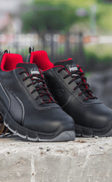 Puma Safety Condor Low S3 SRC ESD Çelik Burunlu Nubuk Deri İş Güvenliği Ayakkabısı Kahve Unisex Pro+
