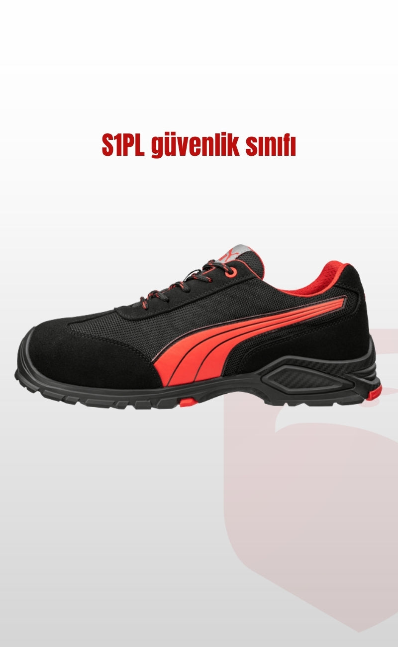 Puma Safety Madrid Low Alüminyum Burunlu Kaydırmaz Tabanlı S1 PL FO SR İş Ayakkabısı