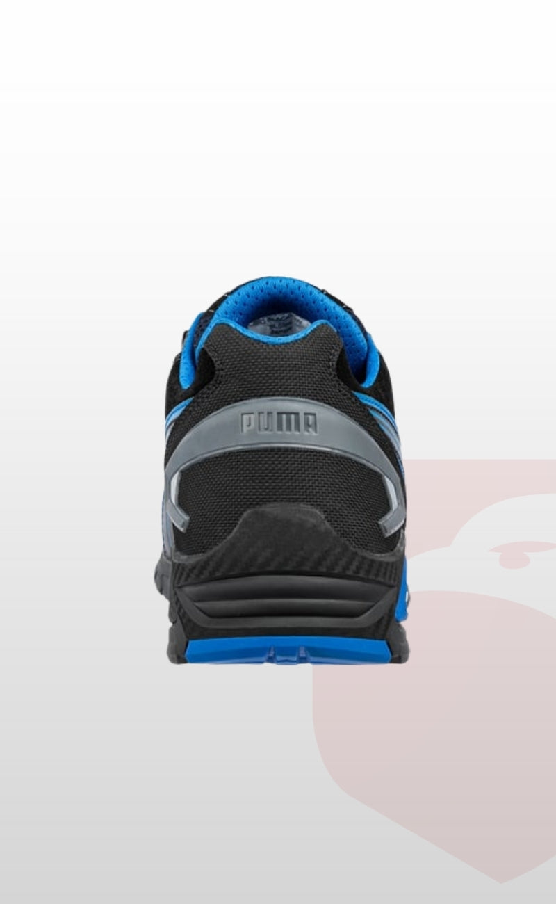 Puma Safety Rio Low S3 SRC Alüminyum Burunlu İş Güvenliği Ayakkabısı Siyah Mavi