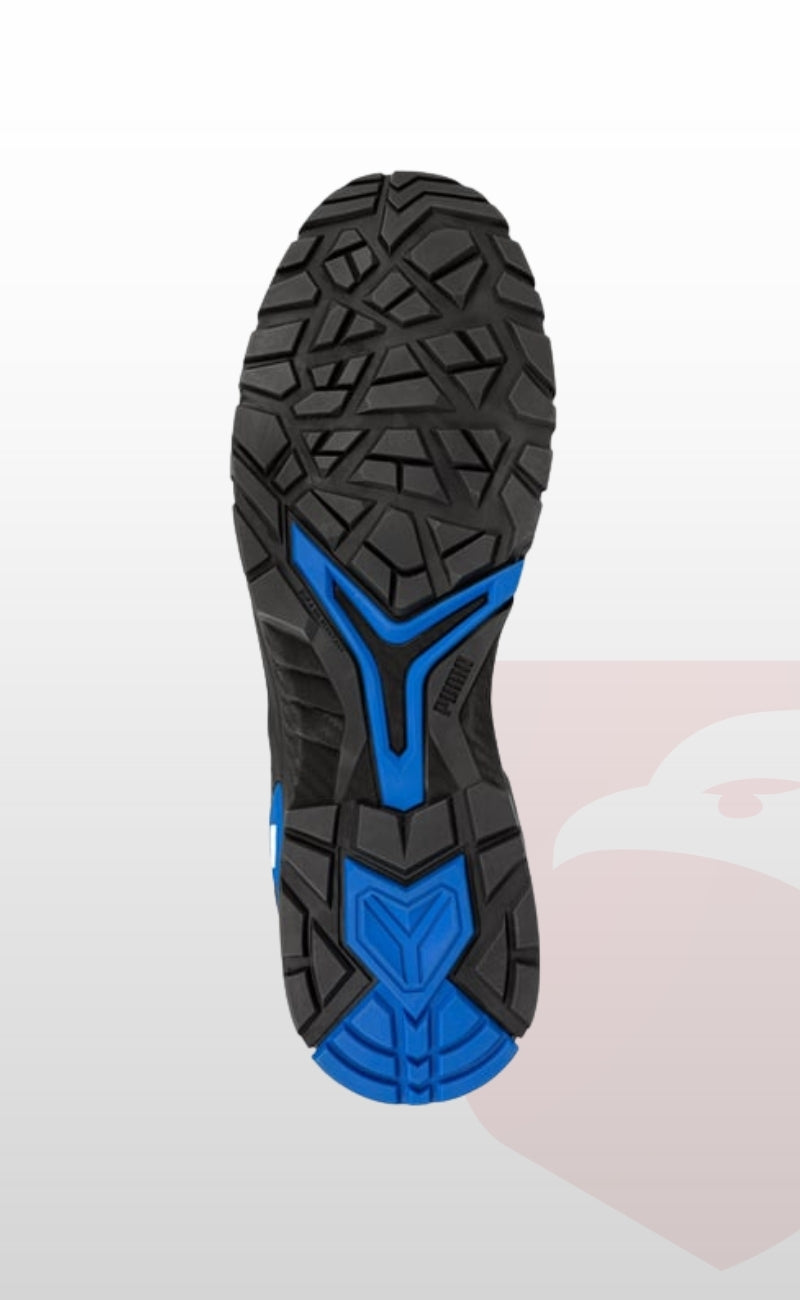 Puma Safety Rio Low S3 SRC Alüminyum Burunlu İş Güvenliği Ayakkabısı Siyah Mavi